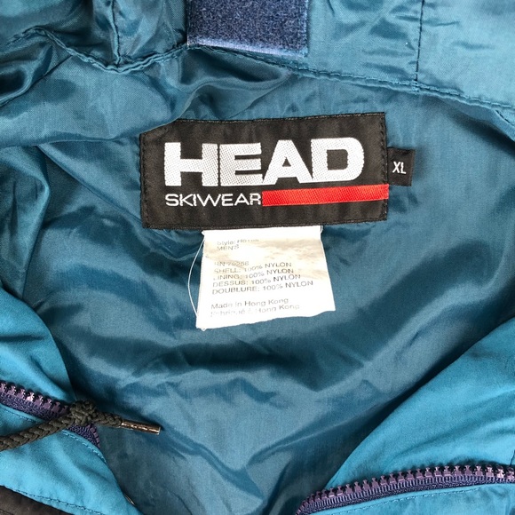 VTG 90'S HEAD SKI JACKET HOODED MENS SIZE XL - Picture 4 of 8